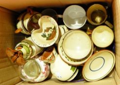 Assorted ceramics including a collection of Torquay Motto ware and other items