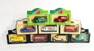 Large quantity of Lledo Days Gone buses and other vehicles (boxed) (2 boxes)