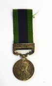 Indian General Service medal with Afghanistan North West Frontier 1919 bar,