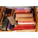 A large quantity of hardback and paperback books including collecting, novels, sport, etc.