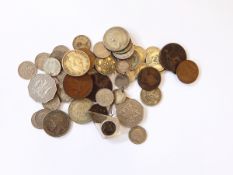 A quantity of silver and other GB coins,