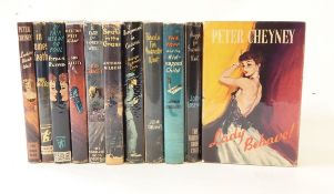 A quantity of detective novels including John Creasey, James Hadley-Chase, John Marsh, J S Fletcher,