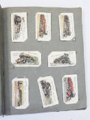 A quantity of cigarette cards in five albums, including "Churchmans Kings of Speed",