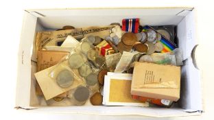 Two WWI medals to Private Lockwood, in original envelope and boxes,