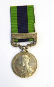 Indian General Service medal with Afghanistan North West Frontier 1919 bar to 129235 Private W