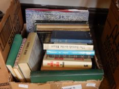 Various hardback and paperback books on various subjects (3 boxes)