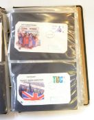 GB presentation packs, First Day Covers plus Jersey, nine albums and two catalogues,