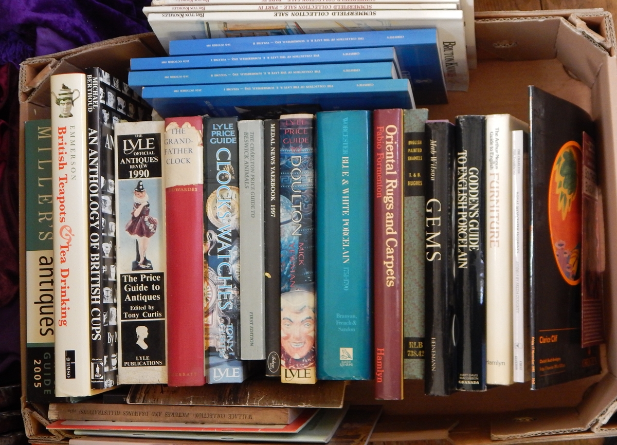 A quantity of hardback books of art and antique interest, including "Lyle Price Guide to Doulton",