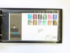 Three books of First Day Covers, approximately 90, GB plus some others,