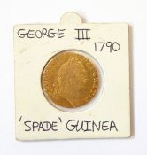 George III spade guinea,