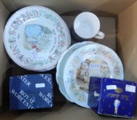 A set of four Royal Worcester collectors plates from the Peter Pan collection,