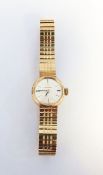 Lady's 9ct gold Omega wristwatch