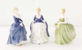 A Royal Doulton figurine "Fragrance" HN2334, another "Clarissa",