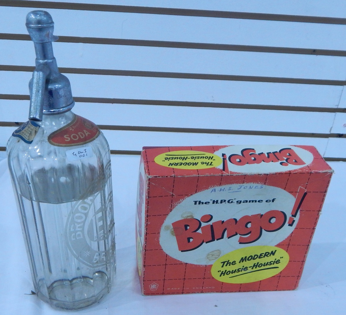 Soda bottles, bingo games,