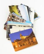 A large collection of postcards