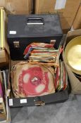 A quantity of records predominantly box sets, further 60's LPs, old 78rpm, etc.