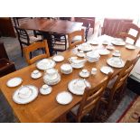 A Wedgwood 'Waverley' pattern dinner service comprising a tureen,