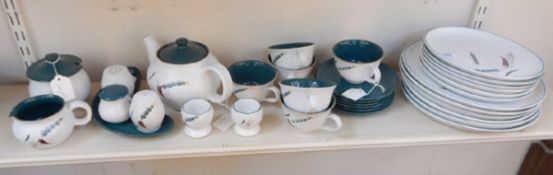 A quantity of Denby 'Greenwheat' tableware