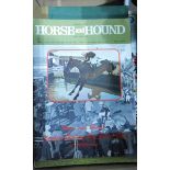 Quantity of bound "Horse and Hound" magazines,