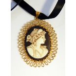 Cameo pendant,