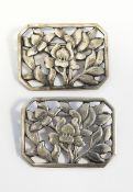 Pair of Arts & Crafts silver brooches,