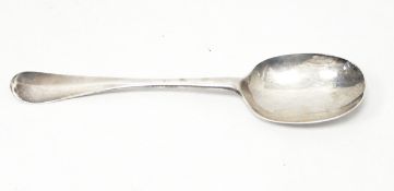 A George III silver 'Hanoverian' pattern tablespoon by Caleb Hill, London 1729,