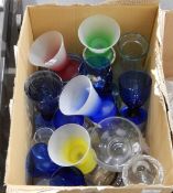 A quantity of decorative and table glassware (3 boxes)