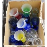 A quantity of decorative and table glassware (3 boxes)