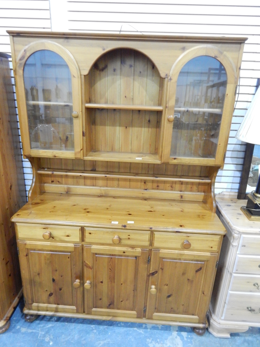 A modern pine dresser,