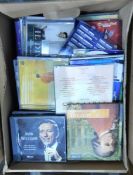 A quantity of LP records, CDs, bound publications of the Great Composers and their music, etc.