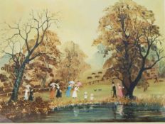 After Helen Bradley (1900-1979) Set of four prints The Seasons,