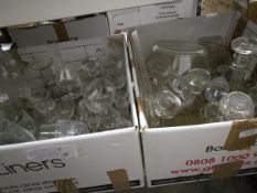 A quantity of glassware (2 boxes)