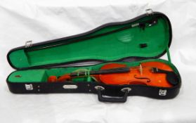 A Chinese violin in case