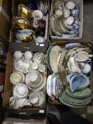 A quantity of ceramics to include teasets, dinnerware, etc.
