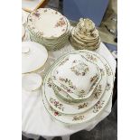 A quantity of Royal Doulton 'Old Leeds Sprays' pattern tableware and a quantity of Wedgwood