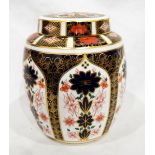 A Royal Crown Derby jar and cover, pattern no.