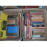 Two boxes of hardback antiquarian books