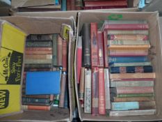 Two boxes of hardback antiquarian books