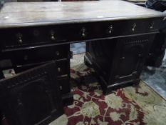 19th century pedestal desk