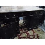 19th century pedestal desk