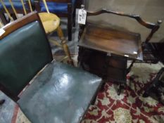 A mahogany chair,