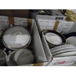A quantity of ceramics to include Simpson's 'Ambassador ware' graduated dinner plates,