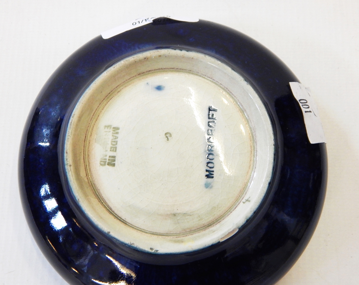 A Moorcroft small pottery bowl with inverted border, - Image 2 of 2