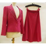 A pink cotton vintage dress, a gentleman's cotton dressing gown,