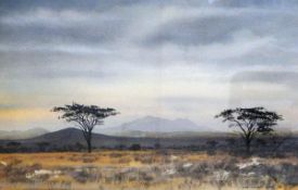 After Chris Campbell-Clause Limited edition colour print "An African Evening", 419/800,