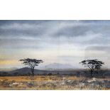 After Chris Campbell-Clause Limited edition colour print "An African Evening", 419/800,