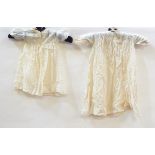 Various christening gowns,