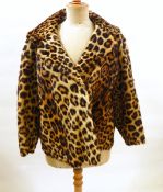 A vintage leopard jacket