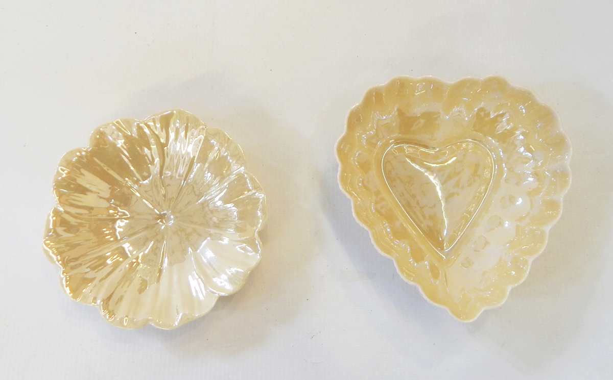 A Belleek basket of woven oval form, the rim decorated with rosebuds and other flower heads, - Image 3 of 4