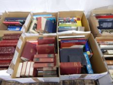 Various hardback books including Dictionary of Antiques and other books on collecting pottery and